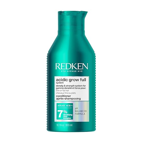 Redken Acidic Grow Full System Scalp and Hair Conditioner - Lightweight Conditioner for Thicker-Looking Hair and Hydrated Scalp, With Azelaic Acid