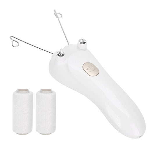 Threading Machine,Hair Removal for Face USB Rechargeable Cordless Epilator, Upper Lip, Chin, Body - Gentle, Long-Lasting Hair Removal Tool with Cotton Beauty and Personal Care Yosoo Health Gear