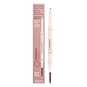Mineral Fusion Retractable Brow Pencil (Medium Brown) - TZR 2025 Beauty Heroes Award Winner - Shape & Define Eyebrow with Blending Spoolie Brush…