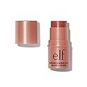 e.l.f. Monochromatic Multi Stick, Travel-Sized Luxuriously Creamy & Blendable Color For Eyes, Lips & Cheeks, Vegan & Cruelty-Free, Bronzed Cherry