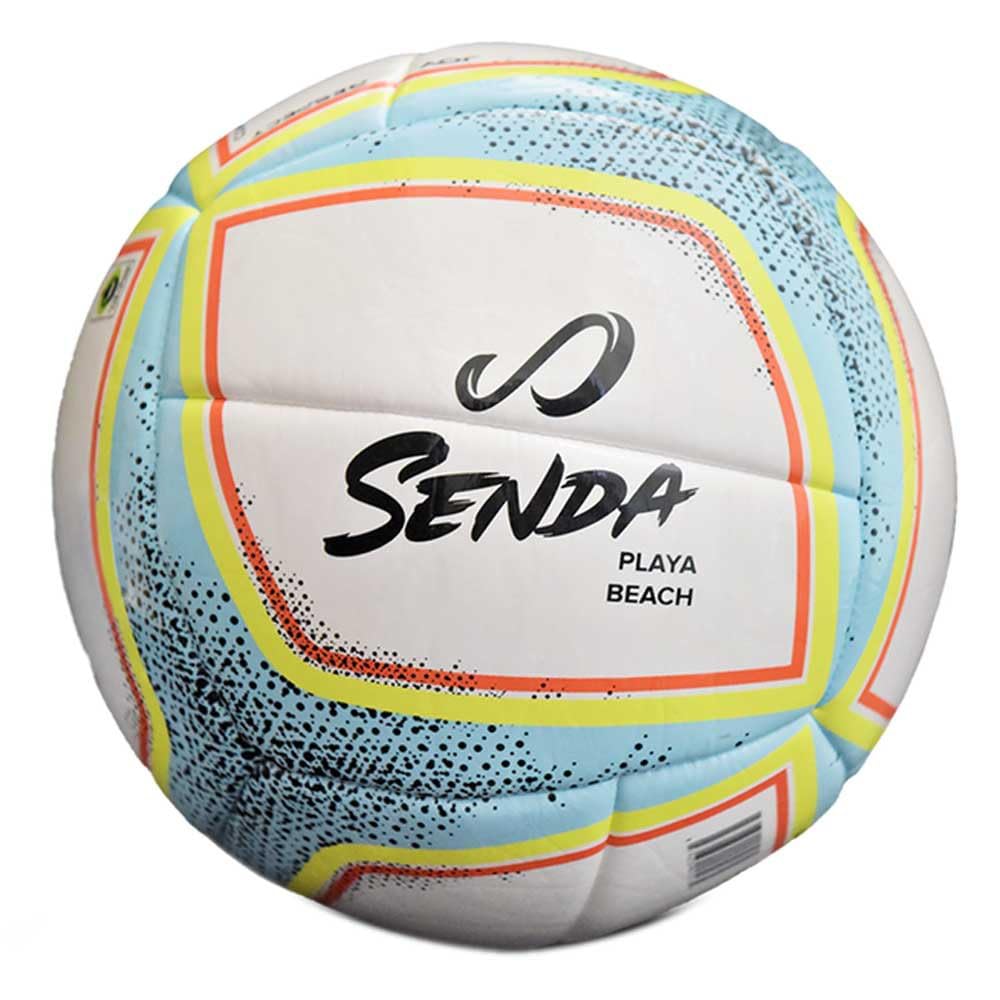 Senda Playa Beach Soccer Ball, Fair Trade Certified, White/Blue, Size 5 (Ages 13 & Up)