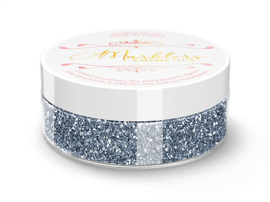 MARBLERS Twinkle Face & Body Glitter [Graphite Gray] 0.18oz (5g) | Fine | Non-Toxic | Vegan | Cruelty-Free | Festival, Rave & Party Makeup | Eye