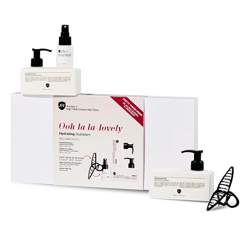 Number 4 Hydrating Gift Set Moisture-Rich Shampoo, Conditioner & Styling Products for Dry or Damaged Hair - Sulfate-Free, Vegan, Color-Safe Hair Care
