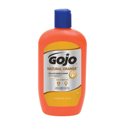 Gojo Natural Orange Smooth Hand Cleaners, Citrus, Squeeze Bottle, 14 oz Beauty & Personal Care Gojo
