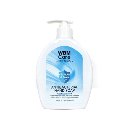 WBM Care Hand Soap, Crafted with Love in Harmony with Nature, Effective Cleanser with Light & Fresh Scent, Liquid Hand Soap - 16.8 fl oz/Each (Pack 1)