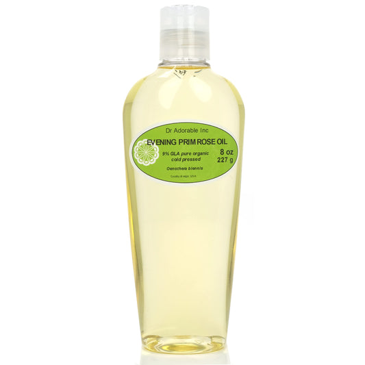 Dr Adorable - 8 oz - Evening Primrose Oil - 9% GLA Pure Organic Cold Pressed