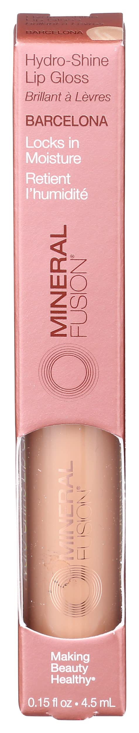 Mineral Fusion Hydro-Shine Lip Gloss, Barcelona, 0.15 Ounces