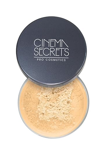 Cinema Secrets Ultralucent Setting Powder- Soft Custard. Talc-Free Loose Mineral Powder for All Skin Types, Oil Control, Shine-Free Finish