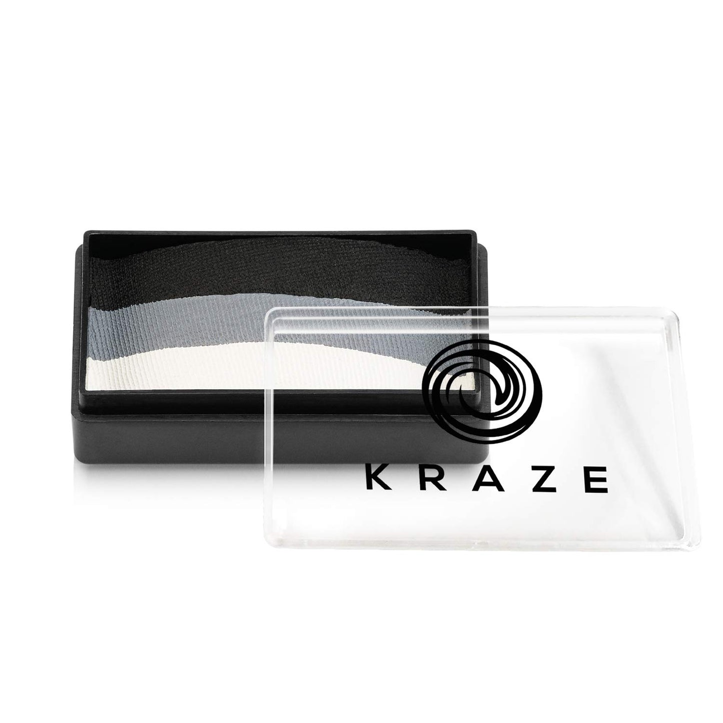 Kraze FX Dome Stroke - Shark (25 gm), Professional 1-Stroke Split Cake, Hypoallergenic, Non-Toxic, Water Activated Face & Body Painting Makeup