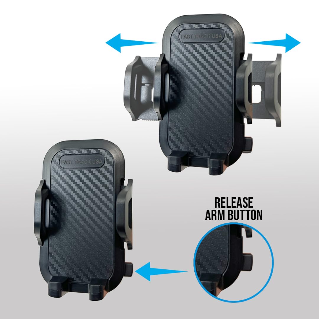 Fast Track USA 360 Car Phone Mount Holder Adjustable Long Neck Adaptable Cradle for Windshield, Dashboard and Office Desk. Compatible with Any…