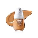 Clinique Even Better Clinical Serum Liquid Foundation SPF 25 With Vitamin C, Salicylic Acid + Hyaluronic Acid For Combination to Oily Skin Types | Full Coverage + Matte Finish, Ginger, 1 Fl Oz
