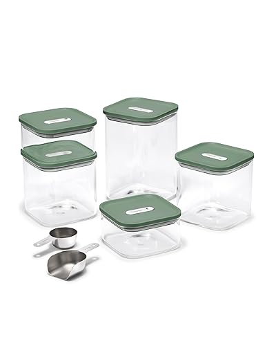 Caraway 13-Piece Glass Airtight Food Storage Containers with Lids - Non-Toxic, BPA-Free Kitchen Storage Containers - Stackable, Space-Saving Airtight…