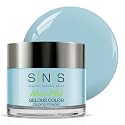 SNS Nail Dip Powder, Gelous Color Dipping Powder - Cashmere Cardigan (Baby Blue/Pastel, Cream) - Long-Lasting Acrylic Nail Color & Polish Lasts 14 Beauty & Personal Care SNS Healthy Natural Nails