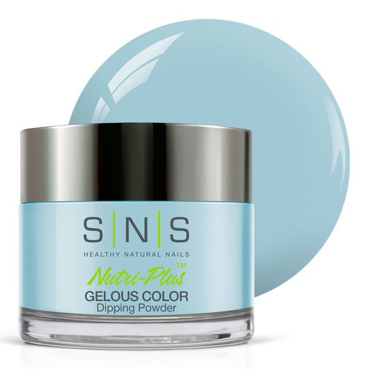 SNS Nail Dip Powder, Gelous Color Dipping Powder - Cashmere Cardigan (Baby Blue/Pastel, Cream) - Long-Lasting Acrylic Nail Color & Polish Lasts 14 Beauty & Personal Care SNS Healthy Natural Nails