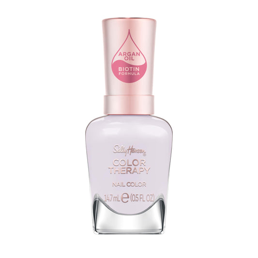 Sally Hansen Color Therapy Nail Polish | Biotin, Argan Oil, Long Lasting, Healthy Nails, Nail Strengenther, Sheer | 541 Give Me a Tint | Soft Purple Beauty & Personal Care Sally Hansen