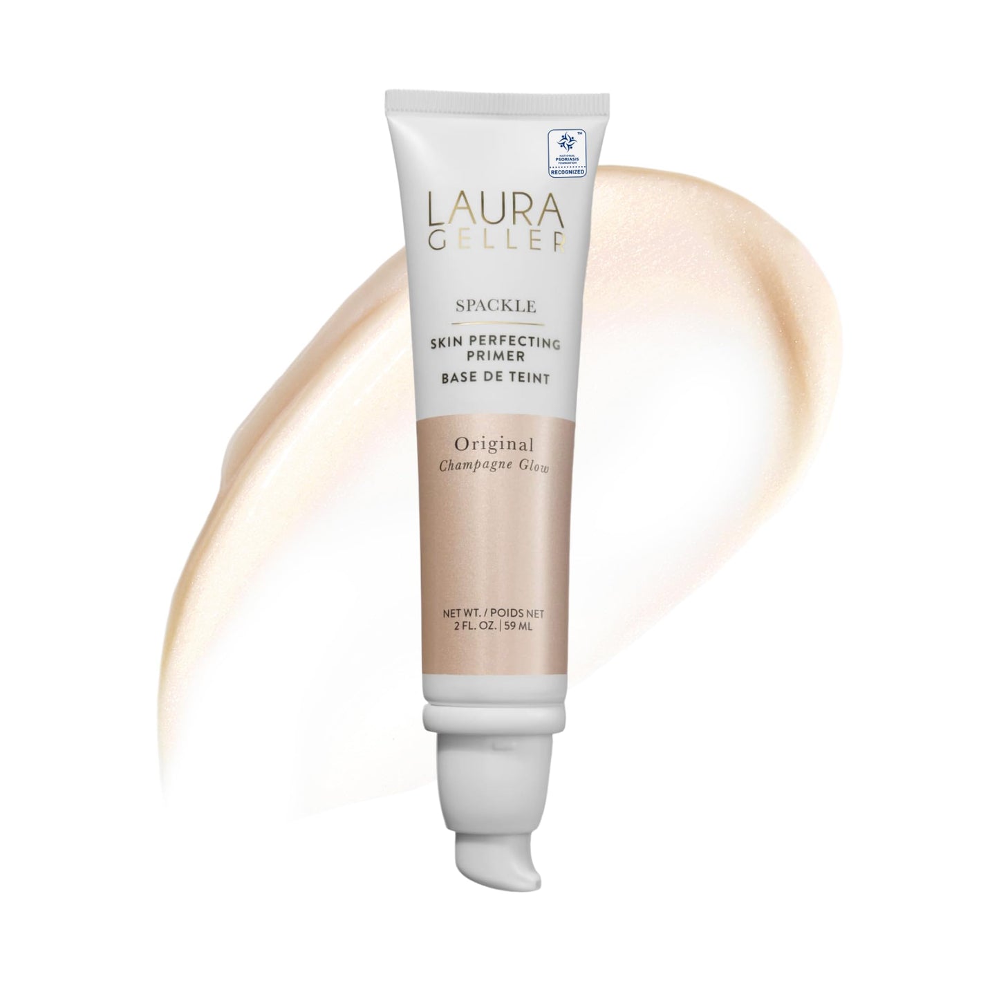 LAURA GELLER NEW YORK Spackle Primer - Champagne Glow - Super-Size 2 Fl Oz - Hyaluronic Acid Makeup Primer for Mature Skin Beauty and Personal Care LAURA GELLER NEW YORK