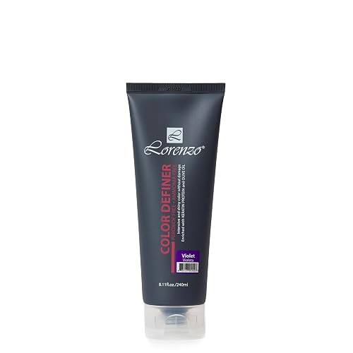 L Lorenzo Color Definer Cellophane 8.11fl.oz/240ml | Peroxide & Ammonia Free | Glossy hair Brilliant color without Damaged Hair | Stain Remover Inside
