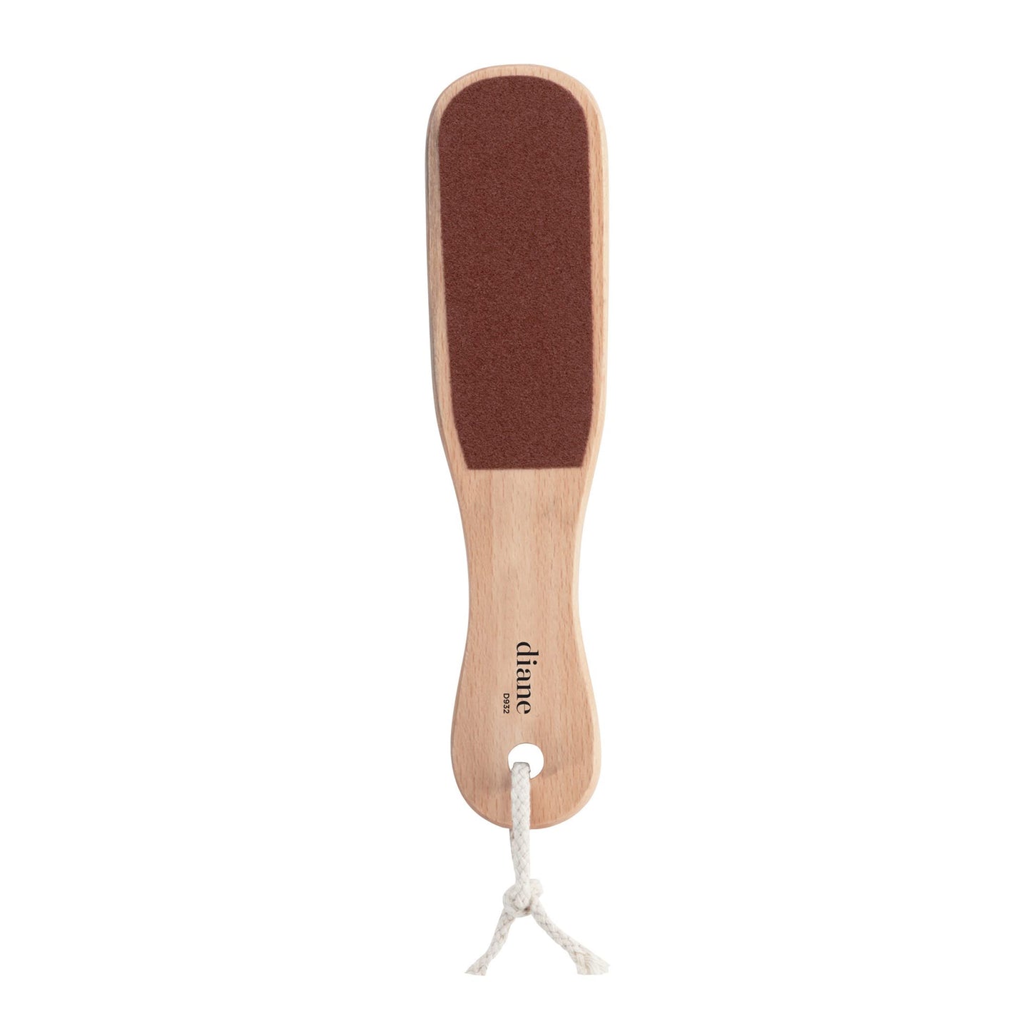Diane 2-Sided Foot File - Smoother Feet and Callus Remover for Men and Women -Wood Handle - 10” x 2 3/8” - D932