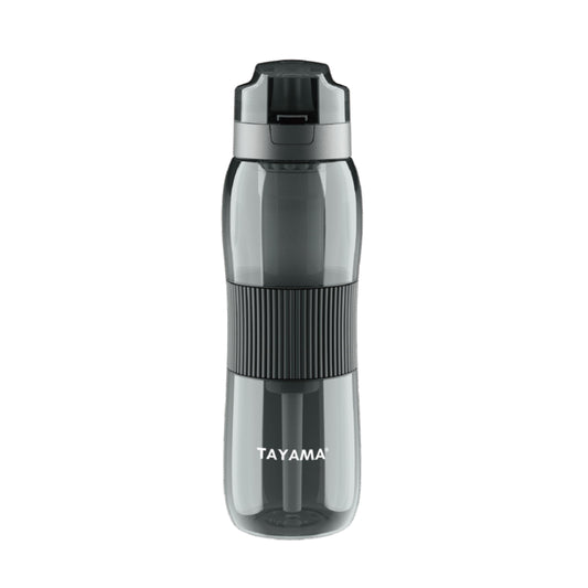 Tayama 25 oz. Black Tritan Alkaline Filtering Water Bottle, BPA-Free