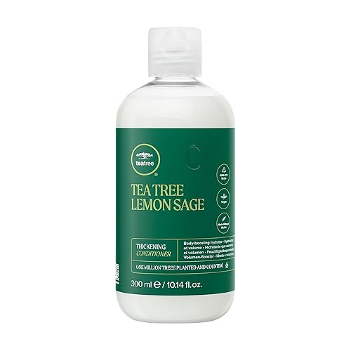 Tea Tree Lemon Sage Thickening Conditioner, Builds Body + Boosts Volume, For Fine Hair, 10.14 fl. oz.