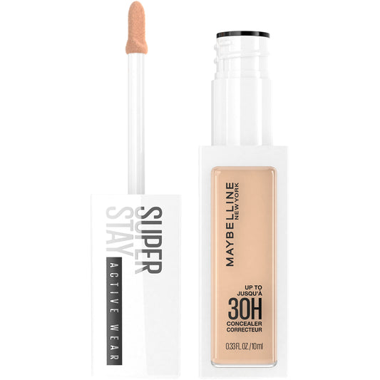 Maybelline Super Stay Liquid Concealer Makeup, Full Coverage Concealer, Up to 30 Hour Wear, Transfer Resistant, Natural Matte Finish, Oil-free