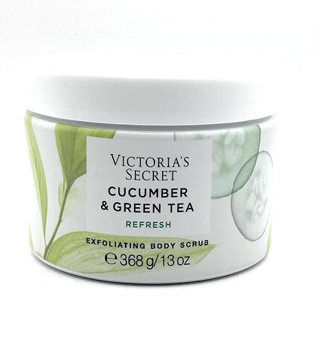 Victoria's Secret Cucumber & Green Tea Refresh Exfoliating Body Scrub Balance 13oz / 368g Beauty & Personal Care Victoria's Secret