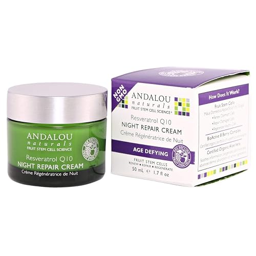 Andalou Naturals Night Repair CRM Resv Q10 1.7 Oz