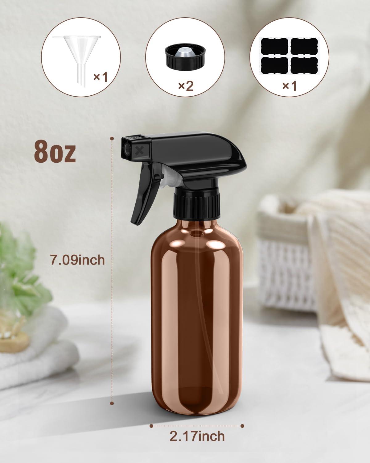 KASHTABHANJAN PHARMA Refillable Spray Bottle - 300 ml Multipurpose Water/Mist Sprayer for Hair, Plants, Cleaning & Gardening - Leak-Proof Plastic Beauty and Personal Care Bontip