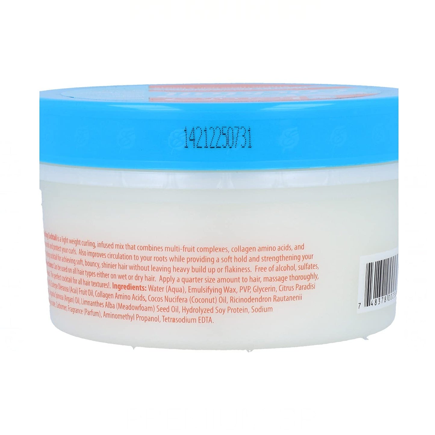 Ecoco Eco Cocktail Super Fruit Complex Hair Cream - Collagen, Amino Acids And Natural Oil Blend - Nourish And Protect Curls - Soft, Bouncy And Shiny