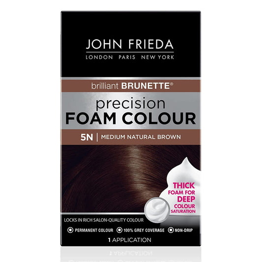 John Frieda Precision Foam Hair Colour, Medium Natural Brown 5N, 2 pk Beauty & Personal Care John Frieda