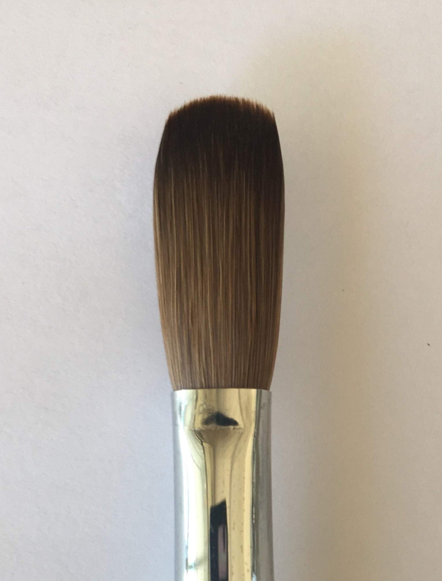 Silver Handle CRIMPED 100% Kolinsky Acrylic Nail Brush (Crimped 22) Beauty & Personal Care Silver Handle Nail Brush