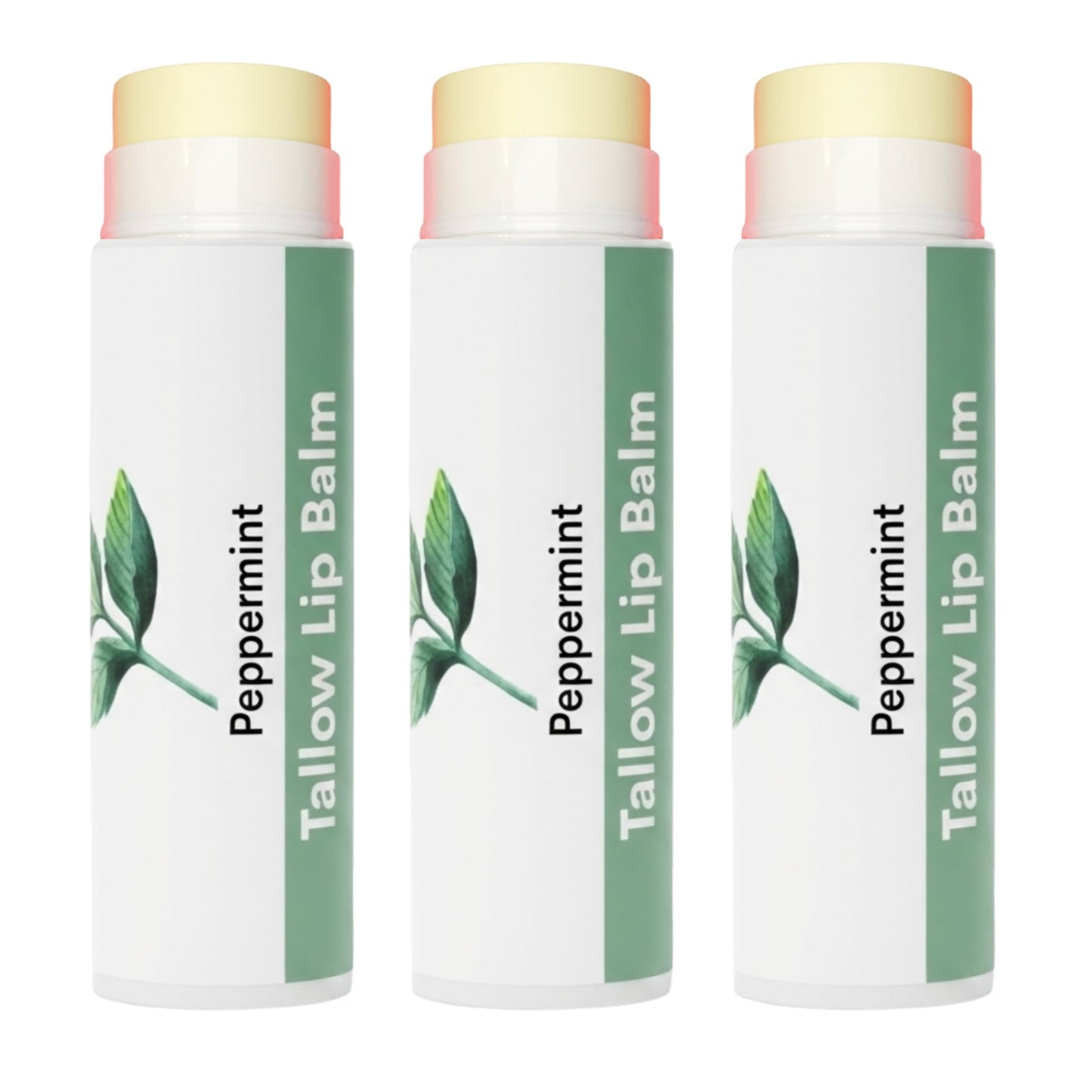Tallow Lip Balm by Cattle Creek - All-Natural Ingredients, Long-Lasting Moisture and Hydration for Dry, Cracked, and Chapped Lips, Soothing Formula