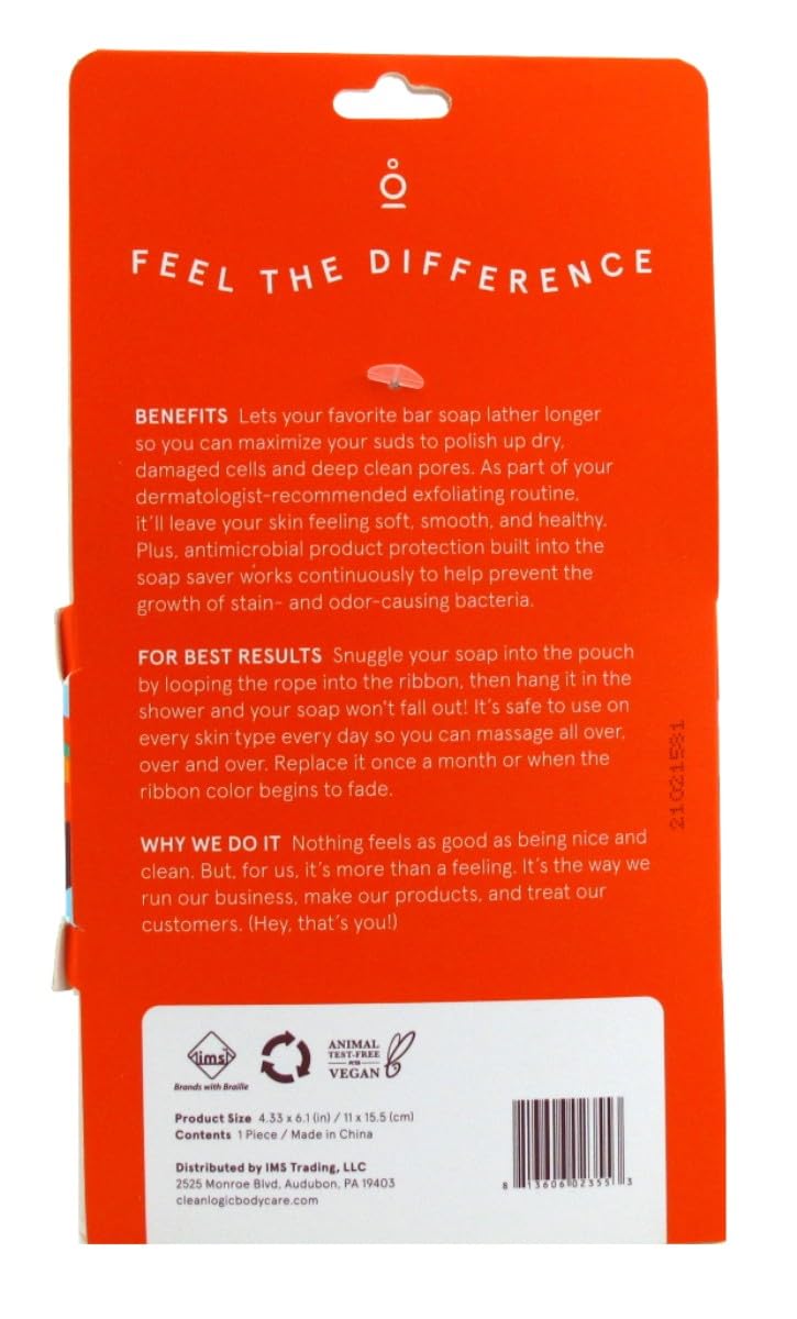 Clean Logic Bath & Body Exfoliating Soap Saver (Pack of 6) Beauty & Personal Care Cleanlogic