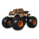Hot Wheels Monster Trucks 1:24 Scale Vehicles, Collectible Die-Cast Metal Toy Trucks with Giant Wheels & Stylized Chassis, Gift for Kids Ages 3 Years…