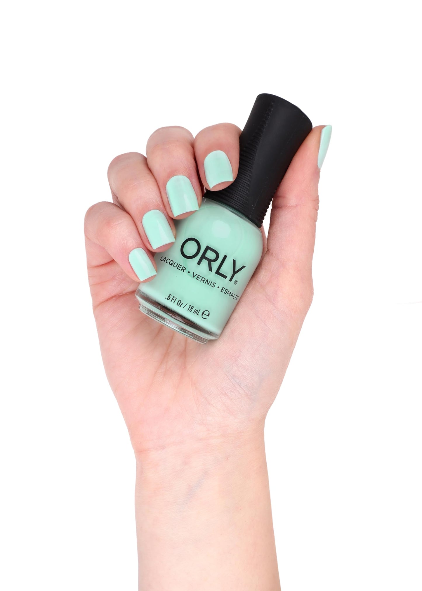 Orly Pastel Blue-Green Nail Polish | Crème Finish | Smooth, Even Coverage | Precision Gripper Cap | Vegan & Cruelty-Free (Butterfly Pea) Beauty & Personal Care Orly