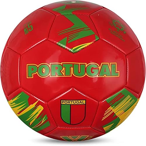 Vizari Country Soccer Ball with Long-Lasting Air Retention Bladder and Machine-Stitched Panels | Consistent Bounce for Passing and Shooting…