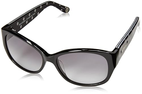 Juicy Couture Women's JU 551/S Rectangular Sunglasses, Black Polka Dot/Grey Gradient, 54mm, 16mm