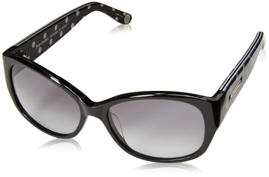 Juicy Couture Women's JU 551/S Rectangular Sunglasses, Black Polka Dot/Grey Gradient, 54mm, 16mm