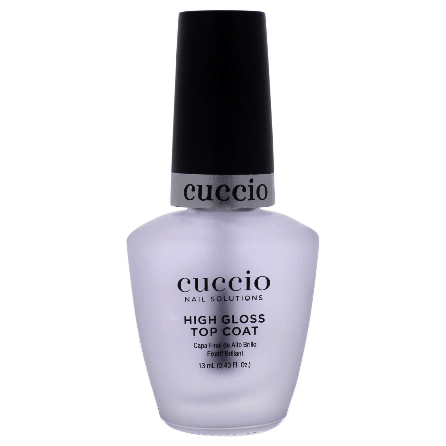 Cuccio Colour High Gloss Nail Top Coat - Developed With UV Absorbers To Help Protect The Nail Colour - Flexible Chip Resistant Protective Coating Beauty & Personal Care Cuccio