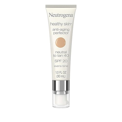 Neutrogena Healthy Skin Anti-Aging Perfector - with Retinol, Tinted Moisturizer with SPF 20 & Sheer Coverage that Smooths Skin Texture & Reduces the