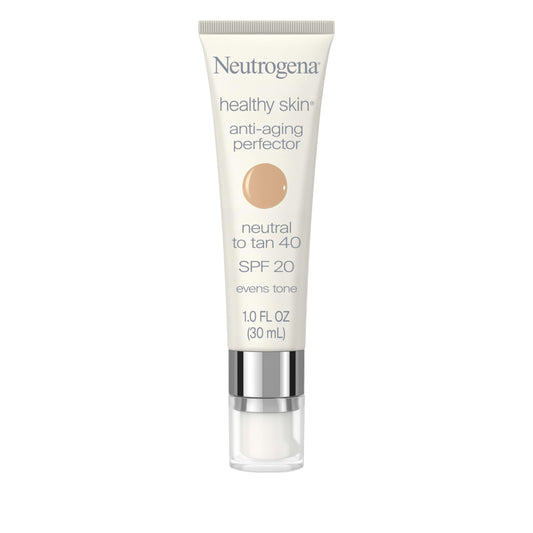 Neutrogena Healthy Skin Anti-Aging Perfector - with Retinol, Tinted Moisturizer with SPF 20 & Sheer Coverage that Smooths Skin Texture & Reduces the