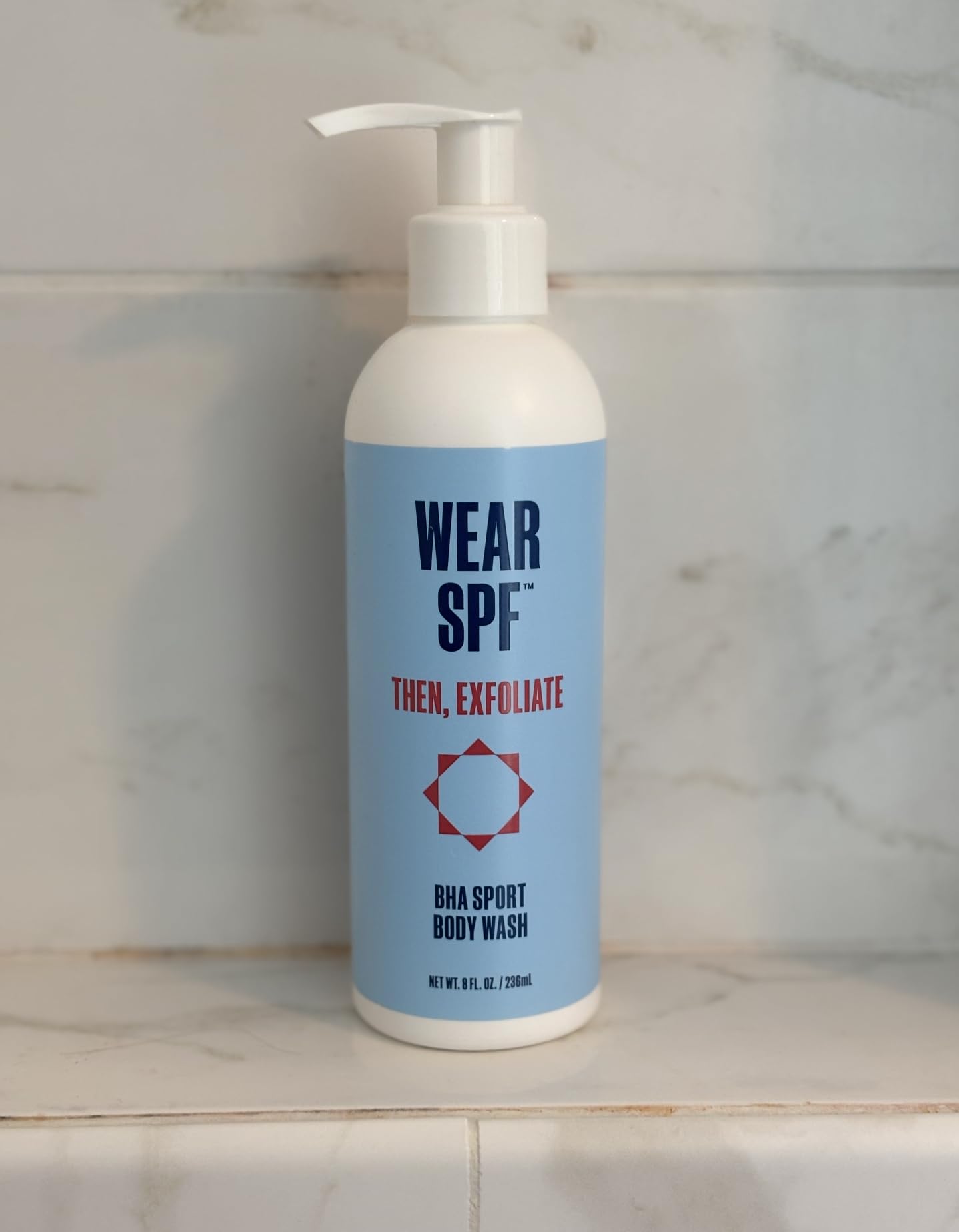 WearSPF BHA Sport Body Wash - 1% Salicylic Acid for Bacne, Exfoliating & Refreshing, 8 oz Beauty & Personal Care WearSPF