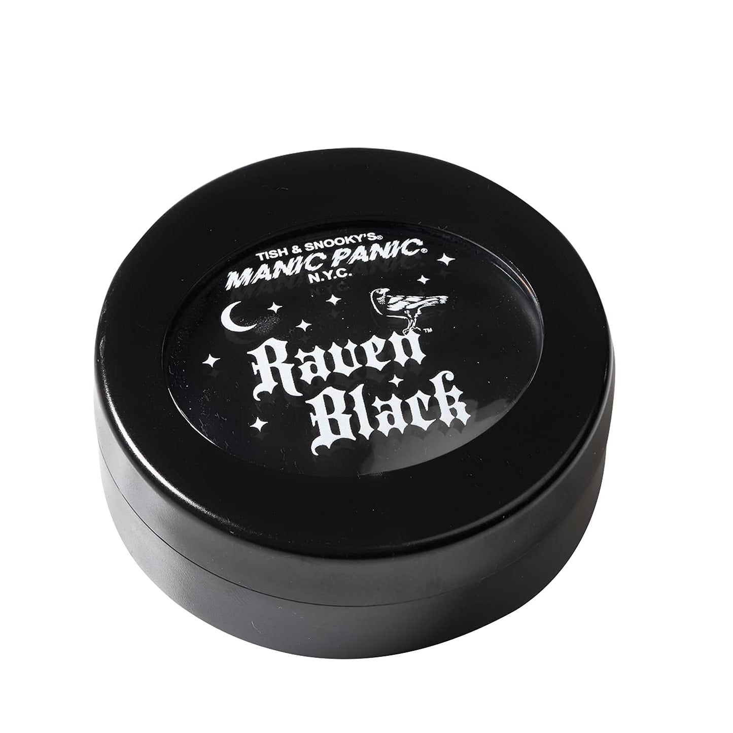 MANIC PANIC Raven Black Face Paint - Black Makeup for Face, Eyes & Body - High Pigment Body Paint with Matte Finish - Halloween, Cosplay & Stage
