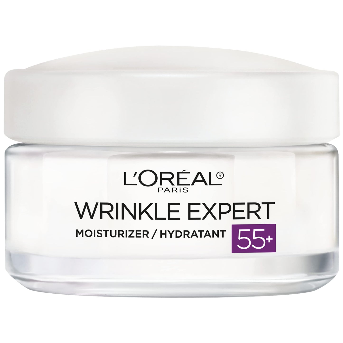 L'Oreal Paris Wrinkle Expert 55+ Anti-Aging Face Moisturizer with Calcium, Non-Greasy, Suitable for Sensitive Skin 1.7 fl. oz Beauty and Personal Care L'Oreal Paris