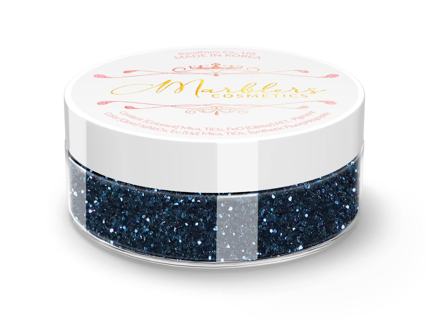 MARBLERS Twinkle Face & Body Glitter [Navy] 0.18oz (5g) | Fine | Non-Toxic | Vegan | Cruelty-Free | Festival, Rave & Party Makeup | Eye, Hair, Nail