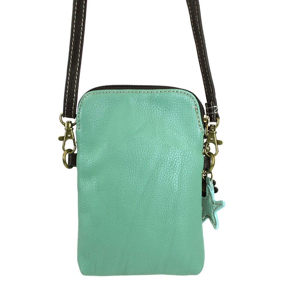 Chala Sea Turtle Cellphone Crossbody Handbag - Convertible Strap