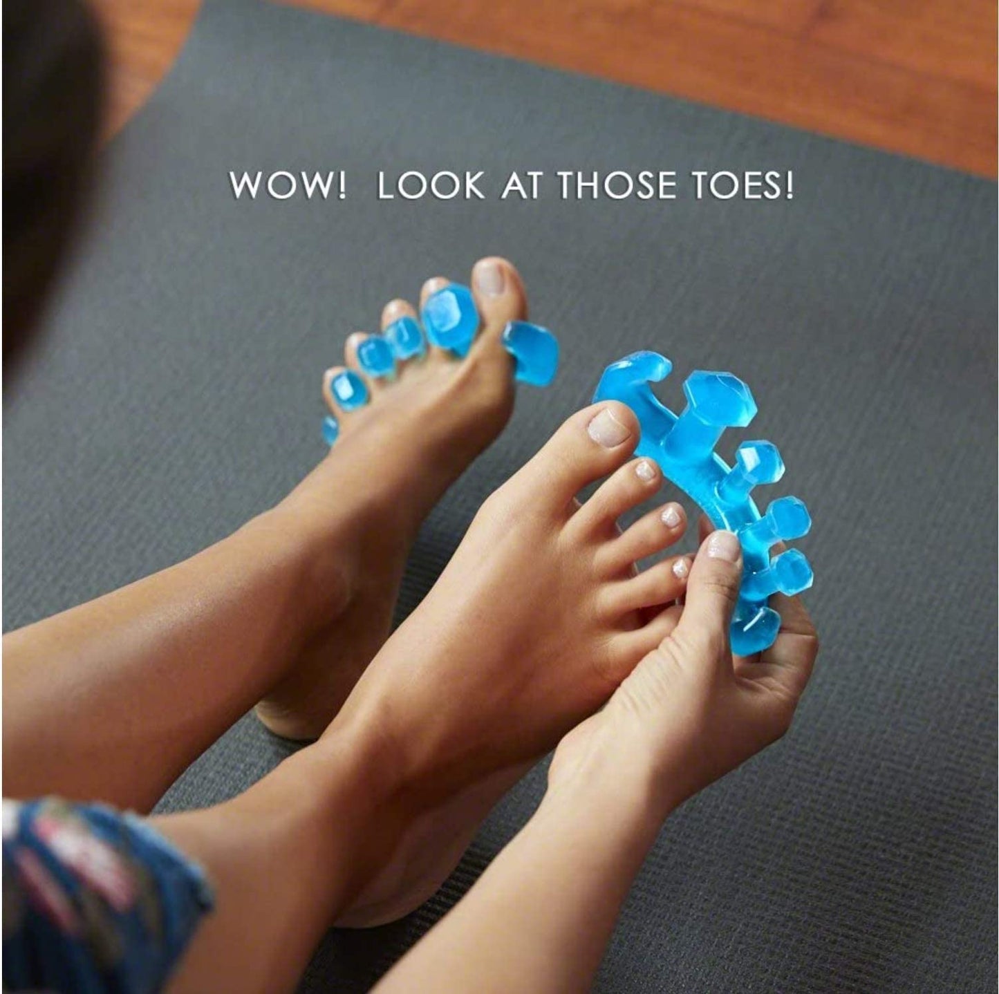 YogaToes GEMS: Gel Toe Stretcher & Separator - America’s Choice for Fighting Bunions, Hammer Toes (Size Small fits Shoe Sizes W: 7 and Over/M: 7 Beauty and Personal Care Yoga Toes