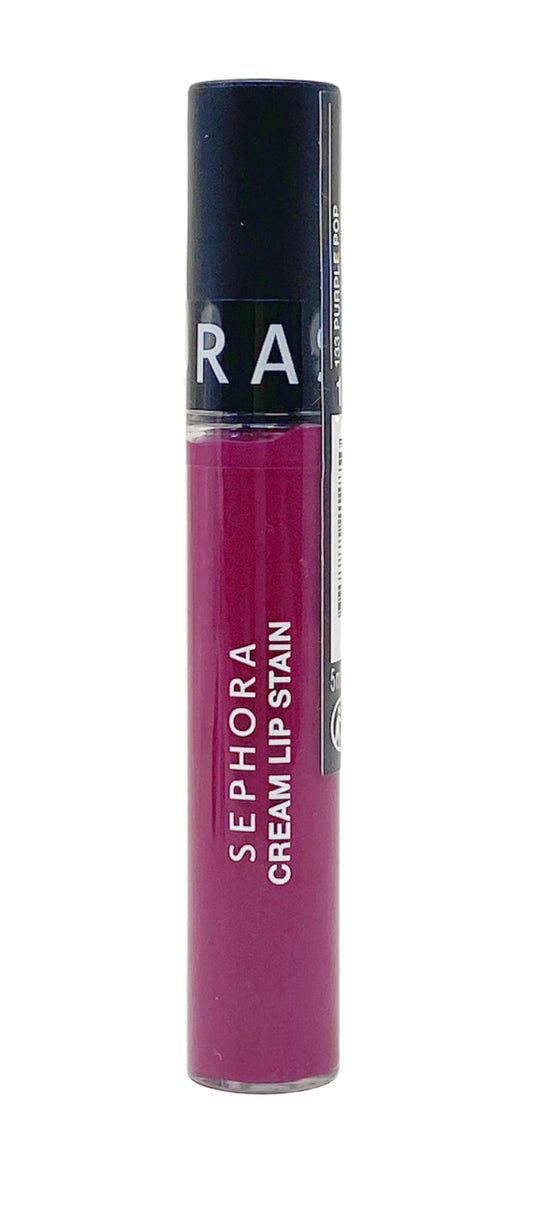 SEPHORA Collection Cream Lip Stain - 133 Purple Pop (matte magenta purple) 0.16 oz. / 5 mL