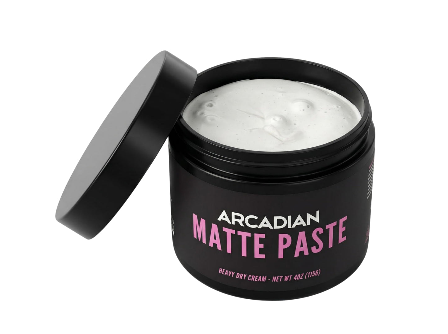 Arcadian Grooming Matte Paste Hair Clay for Men Styling - Vegan Matte Finish, Strong High Hold, 4oz