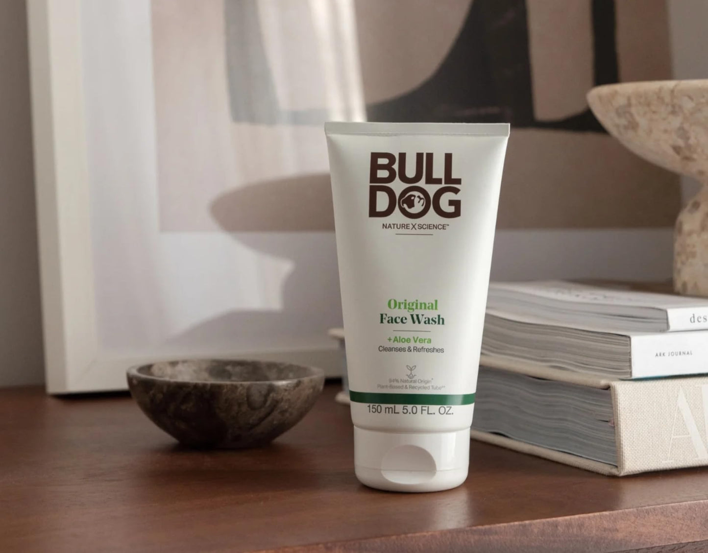 Bulldog Natural Skincare Original Face Wash For Men, 5 Oz (1 Pack)